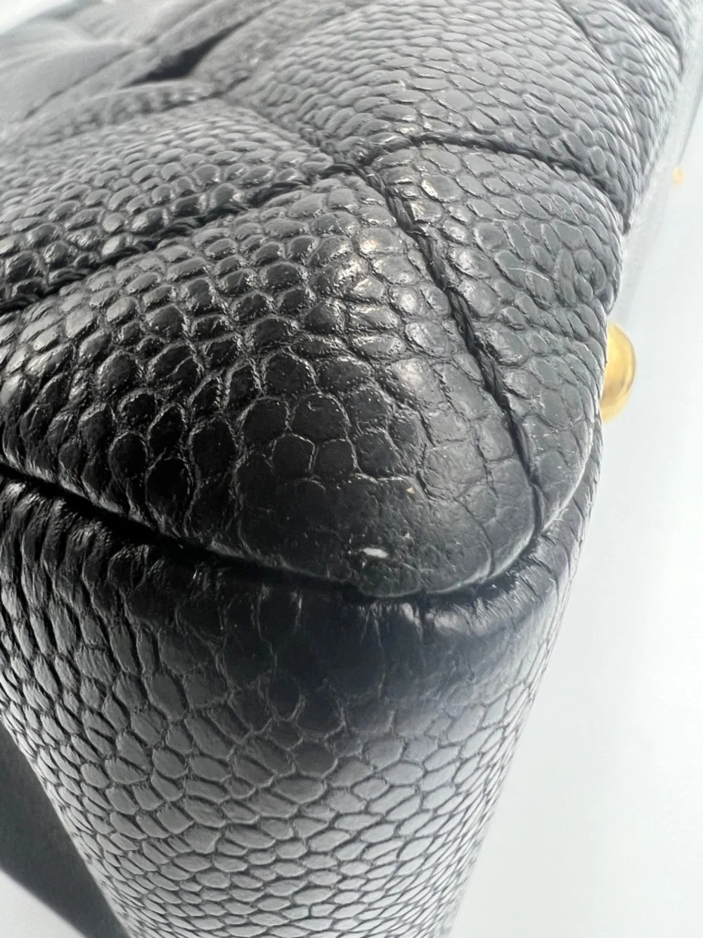 CHANEL Caviar Quilted XL Grand Shopping Tote GST Black